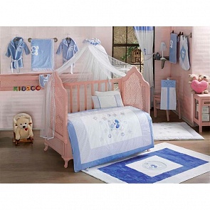 КПБ 3 предмета серии Kidboo Panda, blue (Kidboo, 00-0012153 Blue)